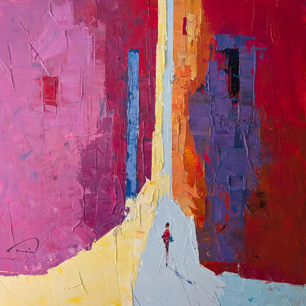 Peinture Il fait chaud aujourd'hui par Tomàs | Tableau