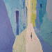 Painting Parfum bleu by Tomàs | Painting Abstract Urban Life style Oil