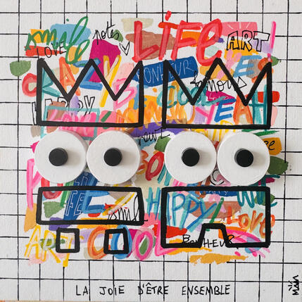 Painting LIFE by Mam | Painting Pop-art Acrylic Pop icons