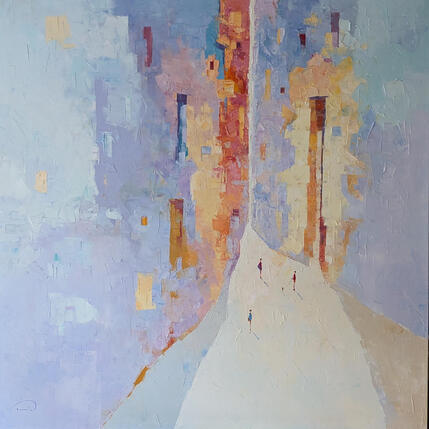Peinture Une couple de trois par Tomàs | Tableau