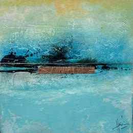 Peinture Abstraction # 4987 par Hévin Christian | Tableau Abstrait Acrylique, Huile, Pastel Minimaliste