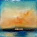 Painting Abstraction # 4975 by Hévin Christian | Painting Abstract Minimalist Oil Acrylic Pastel