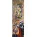 Painting Une rencontre 2  by Romanelli Karine | Painting Figurative Urban Life style Acrylic Gluing