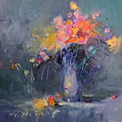 Painting Night Bouquet by Petras Ivica | Painting