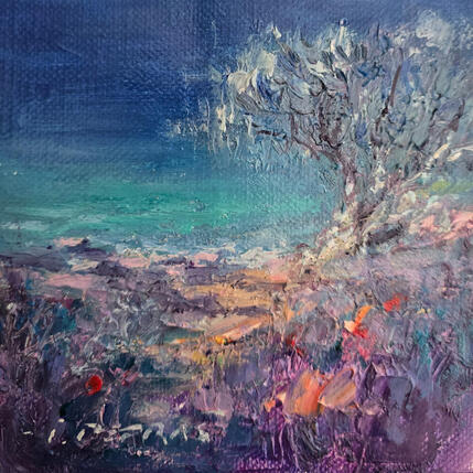 Painting Lonely Shore by Petras Ivica | Painting