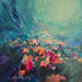 Painting Endless Fields by Petras Ivica | Painting Figurative Landscapes Oil