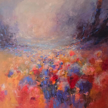 Painting Earth and Sky by Petras Ivica | Painting