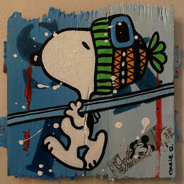 Painting F1 Journée ski by Marie G.  | Painting Pop-art Acrylic, Wood Pop icons
