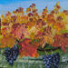 Peinture Appellation Côtes du Rhône. par Rey Ewa | Tableau Figuratif Paysages Acrylique