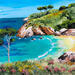Peinture Besoin d'évasion. par Rey Ewa | Tableau Figuratif Paysages Acrylique