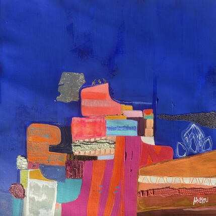 Peinture Vents contraires par Lau Blou | Tableau
