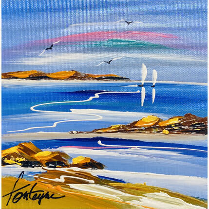 Gemälde Les rochers salés von Fonteyne David | Gemälde Figurativ Acryl