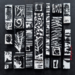 Painting Bc7 form noir blanc by Langeron Luc | Painting Subject matter Wood Acrylic Resin