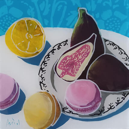 Painting Les filles arrivaient pour le dessert by Auriol Philippe | Painting