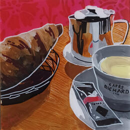 Painting Richard ne prenait pas de sucre by Auriol Philippe | Painting