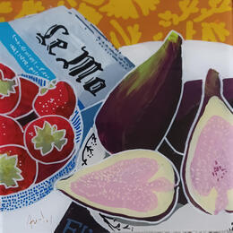 Painting Hubert alternait les desserts by Auriol Philippe | Painting
