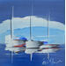 Painting Le désiré du large by Munsch Eric | Painting Figurative Marine Oil Acrylic