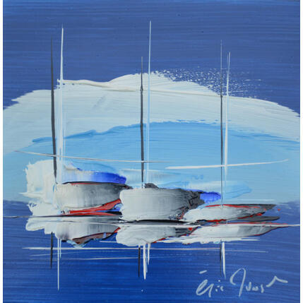 Painting Le désiré du large by Munsch Eric | Painting Figurative Acrylic, Oil Marine, Pop icons