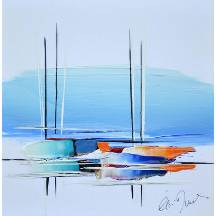 Gemälde La touche moderne von Munsch Eric | Gemälde Figurativ Acryl, Öl Marine, Pop-Ikonen