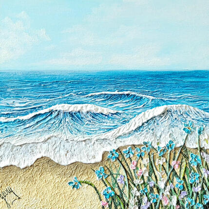 Painting Là où fleurit la mer by Geiry | Painting Subject matter Pop icons