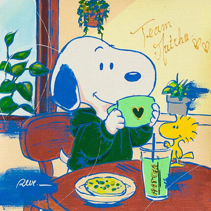 Painting Team matcha love by Revel | Painting Pop-art Pop icons