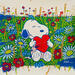 Painting L’amour des fleurs  by Revel | Painting Pop-art Pop icons