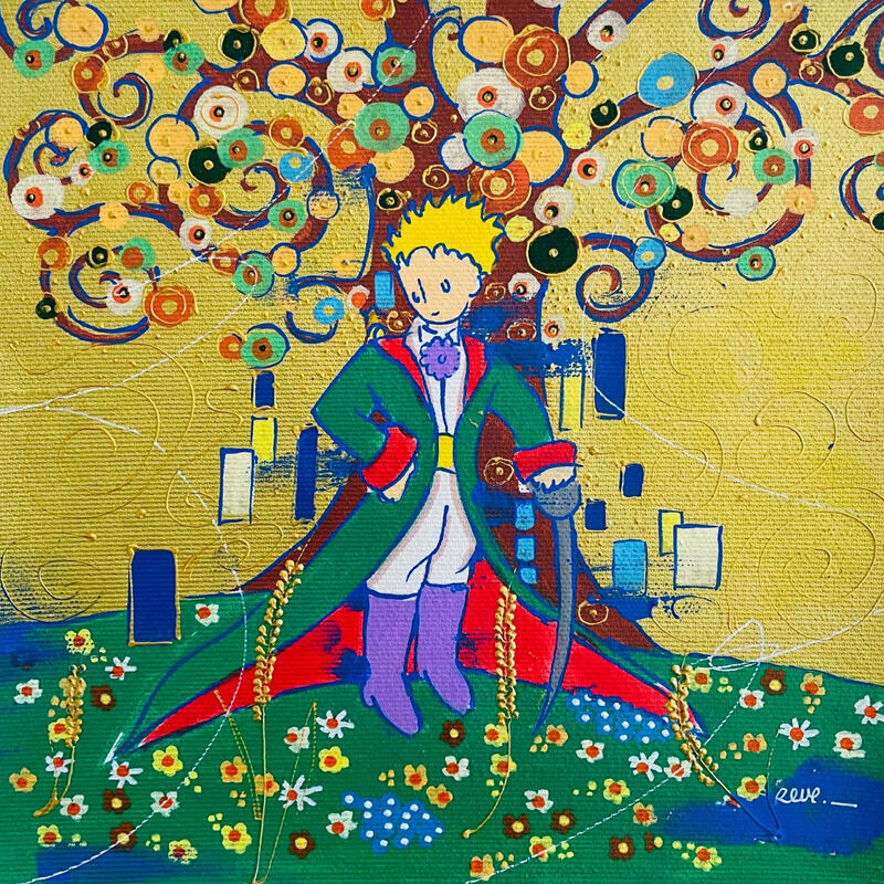 Painting L’arbre des reves by Revel | Painting Pop-art Pop icons
