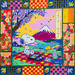 Painting Pique-nique japonais by Revel | Painting Pop-art Pop icons
