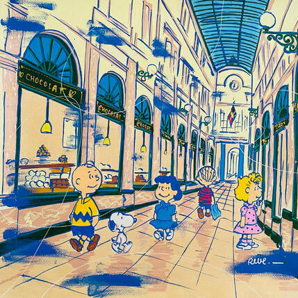 Painting Galeries Royales by Revel | Painting Pop-art Pop icons