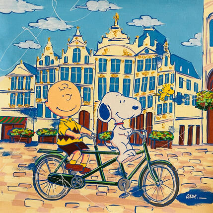 Painting Tandem by Revel | Painting Pop-art Pop icons
