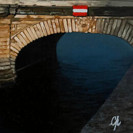 Painting Pont Notre-Dame IV by Poulain Clément | Painting