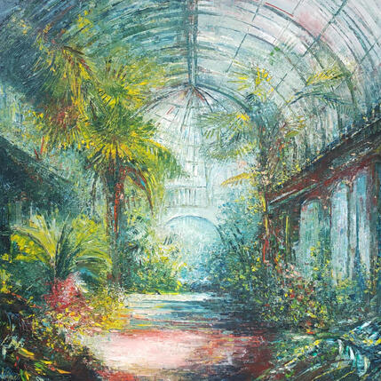 Painting Serre tropicale by Levesque Emmanuelle | Painting