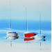 Gemälde Beau voyage von Munsch Eric | Gemälde Figurativ Marine Öl Acryl