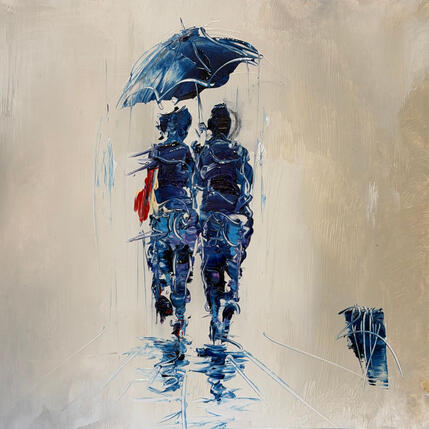 Gemälde Petite pluie von Raffin Christian | Gemälde