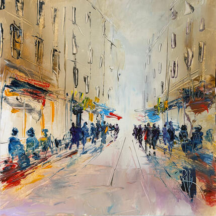 Gemälde Rue des marronniers von Raffin Christian | Gemälde