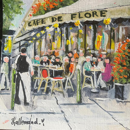 Painting Matin à Saint Germain by Lallemand Yves | Painting
