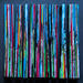 Painting Bc9 street multi bleu vert rouge by Langeron Luc | Painting Subject matter Wood Acrylic Resin