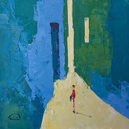 Painting La ville naturelle by Tomàs | Painting