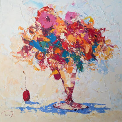 Painting Fleurs Sauvages by Tomàs | Painting