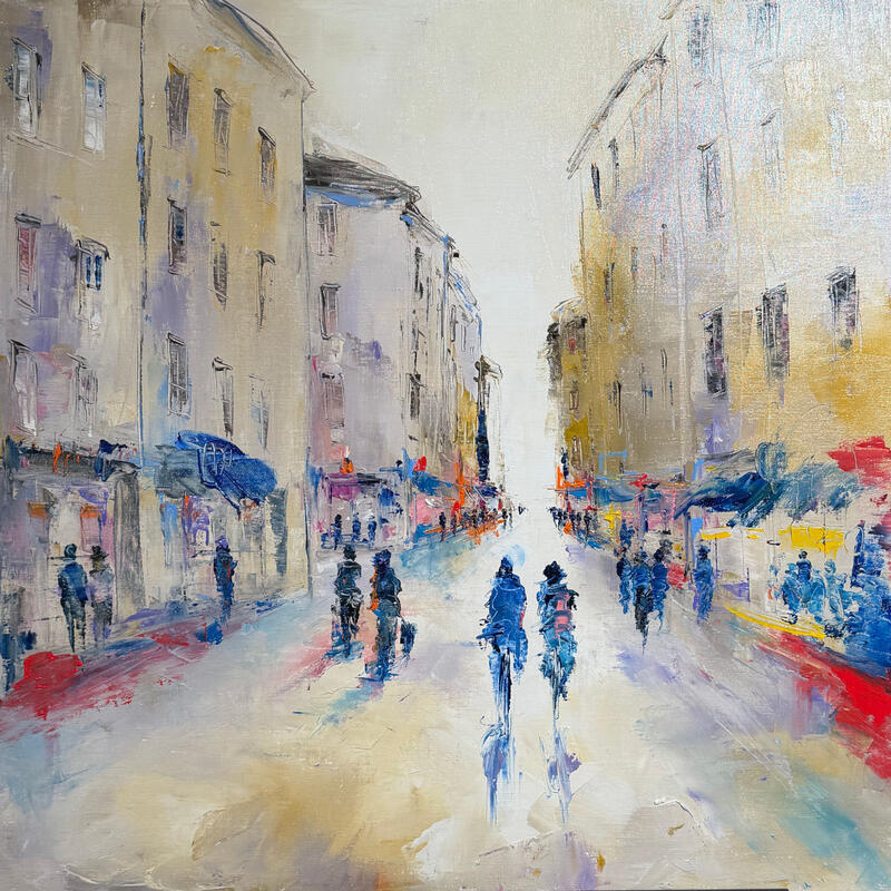 Painting Saint Jean by Raffin Christian | Painting Figurative Oil
