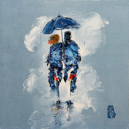 Gemälde Petite Pluie d'Amour von Raffin Christian | Gemälde
