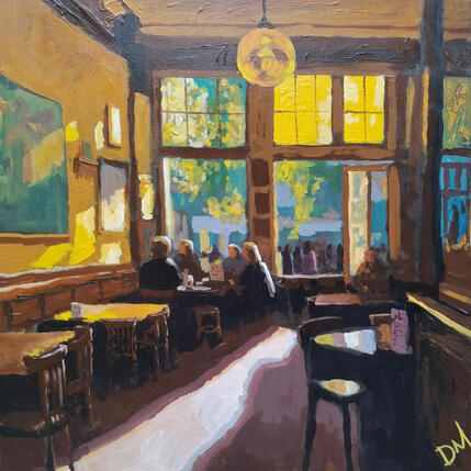 Painting Yellow by Murgatroyd Daniel | Painting