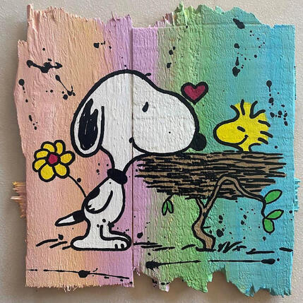 Peinture F2 Dans le nid par Marie G.  | Tableau