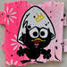 Painting Caliméro by Marie G.  | Painting Pop-art Pop icons Wood Acrylic