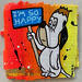 Painting HAPPY ! by Marie G.  | Painting Pop-art Pop icons Wood Acrylic
