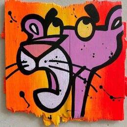 Peinture Etonnement ! par Marie G.  | Tableau Pop-art Acrylique, Bois Icones Pop