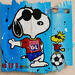 Painting Olympique Lyonnais by Marie G. | Painting Pop-art Pop icons Wood Acrylic