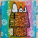 Painting Méditation by Marie G.  | Painting Pop-art Pop icons Wood Acrylic