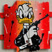 Painting Donald bond by Marie G. | Painting Pop-art Pop icons Wood Acrylic