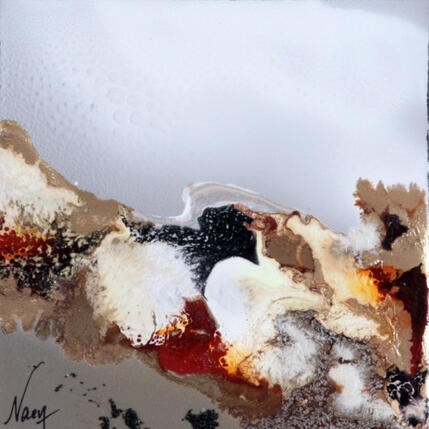 Peinture C3911 par Naen | Tableau Abstrait Acrylique, Encre
